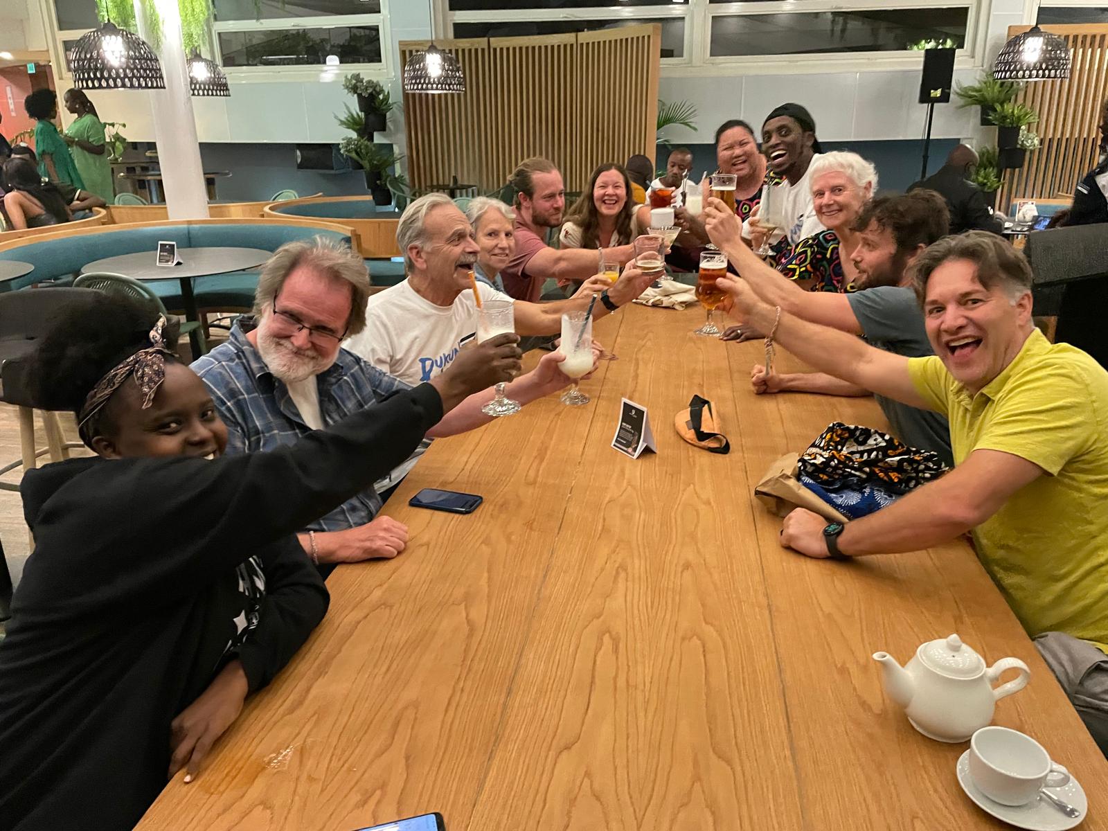 Easyworld celebrating a job well done! 