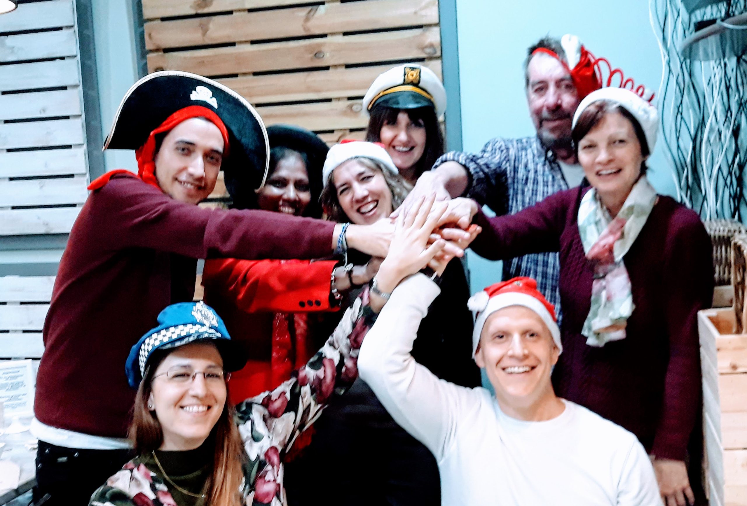 Easyworld celebrating the holidays in style